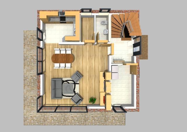 Bauset CAD-Daten für ein beliebiges Haus aus dem Bauset-Hauskata